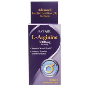 Natrol L-아르기닌 3000mg 타블렛, 90개입, 1개, 90정