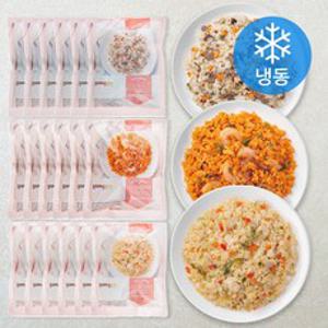 곰곰 닭가슴살 곤약 볶음밥 200g x6팩 + 소고기 200gx 6팩 + 매콤 해물 곤약 볶음밥 200x6팩 (냉동), 18세트