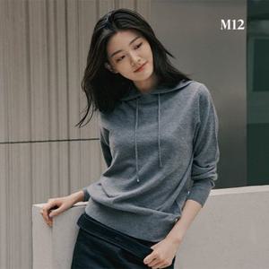 [2만원인하] M12 24FW 여성 울블렌디드 후드 니트 3종