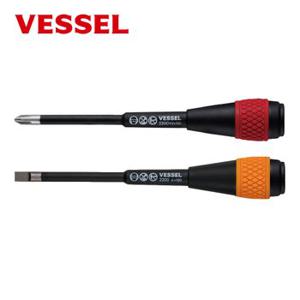 베셀 VESSEL 드라이버 2200B 십자 2x150mm(+) 라쳇드라이버 교환용 축 비트만 볼그립