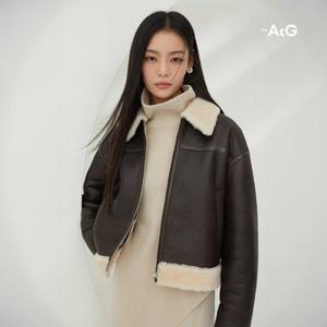 더엣지 24FW 플레처社 램스킨 무스탕 자켓 1종