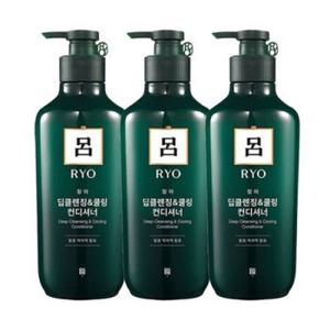 려 린스 청아 딥클렌징쿨링 컨디셔너 550ml x 3개