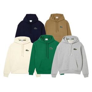 [LACOSTE] 라코스테 빅크록 루즈핏 오가닉 후드티셔츠