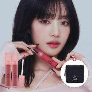 3CE BLUR WATER TINT 블러 워터 틴트 2개 [증정]큐브 파우치 미니_Black