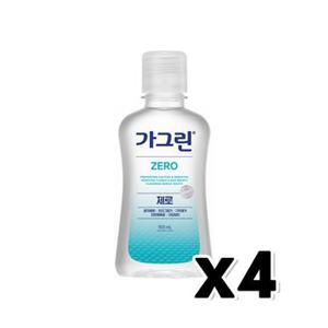 가그린 제로 휴대용 구강청결제 100ml x 4개