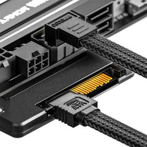 코드웨이 SATA3 연결 선 SSD 하드디스크 사타 케이블 0.5m