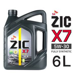 지크 ZIC X7 5W-30 LS 6L 디젤 경유 엔진오일