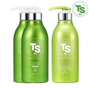 TS 프리미엄 샴푸 500g 2개 + 트리트먼트 500ml