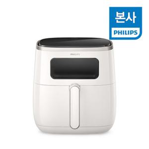 필립스 윈도우 보이는 대용량 에어프라이어 5.6L HD9257/20 화이트