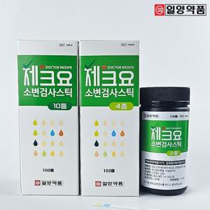 체크요 단백뇨 소변검사 스틱 키트 2종 100매