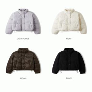 후아유 여성 하이넥 숏푸퍼 패딩 / High Neck Short Puffer Padding_A WHJPE4V15F