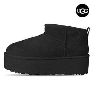 미국어그 UGG 클래식 울트라 미니 플랫폼 여성 겨울 방한 부츠 1135092-BLK