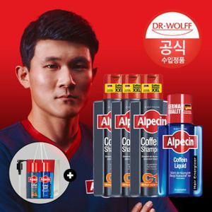 알페신 카페인 샴푸 C1 375ml x3 + 알페신 카페인 리퀴드 200ml