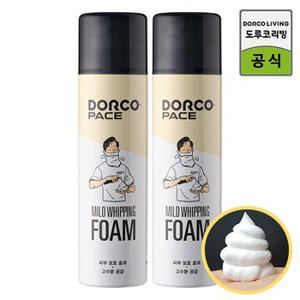 도루코 페이스 대용량 마일드 휘핑 쉐이빙폼 250ml 2개