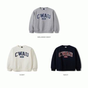 후아유 공용 로고 맨투맨 / CWAU Logo Sweatshirt_A WHMWE4901U