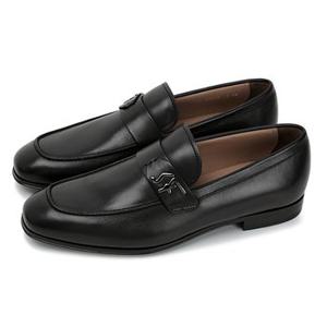 Ferragamo 남성 가죽 로퍼 RIBEN 734669 BLACK