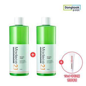 [1+1] 동국제약 마데카21 테카솔 토너 500ml +인텐시브 아이크림 15ml 추가 증정