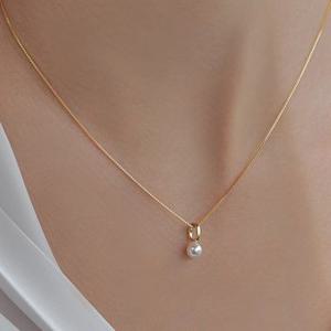 [Hei][우주소녀 다영, 프로미스나인 이채영, 트와이스 쯔위 착용] cute ring pearl necklace