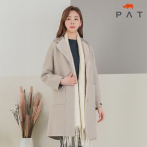 [PAT여성] 여성 밍크카라 핸드메이드 울 코트_1H81112