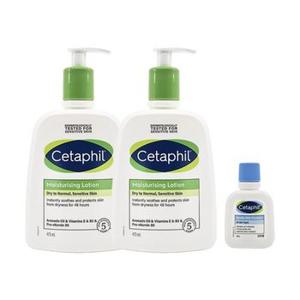 [Cetaphil] 세타필 모이스춰 라이징 로션 대용량 473ml 2개+클렌져 29ml