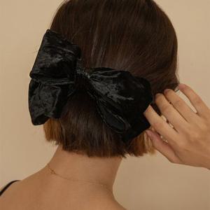 PRH037 DAILY VELVET HAIRPIN