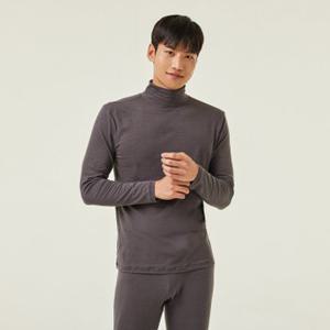 *정상가 25,900원*남 JAJU HEAT_코튼 모크넥 티셔츠_GREY