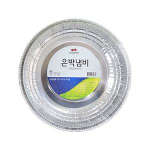 삼아 알루미늄 프리미엄 일회용 캠핑 은박냄비 원형 5P 2800ml