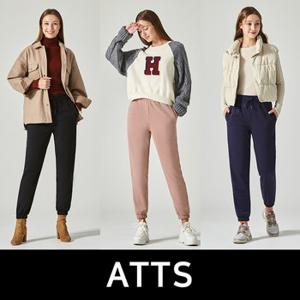 [ATTS:All The Time Sports]엣츠 24FW 여성 융기모 조거팬츠 3종 세트