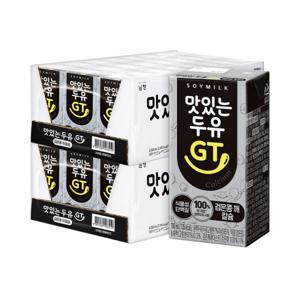 맛있는두유GT 190ml 검은콩+깨 48팩