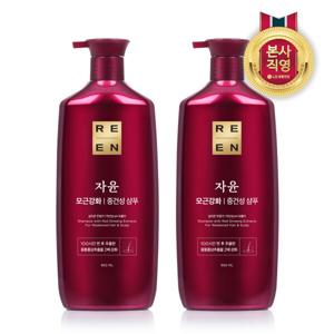 LG생활건강 리엔 자윤 중건성 샴푸 950ml x 2개