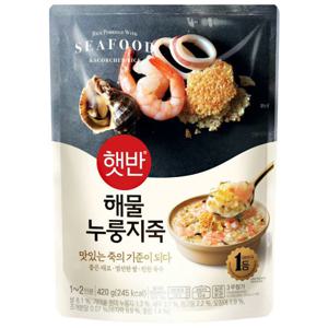 햇반 소프트밀 해물누룽지죽 420g x 1개