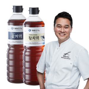 들안길 에드워드 권 해동찬가 프리미엄 참치꽃게액 1050ml x 2 미슐랭 스타 쉐프 에드워드 권 쉐프의 PICK