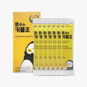 펭수는 커플초 애사비 발효 사과식초 스틱 15g 7개입 1+1행사 중 총14개입