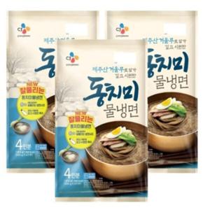 cj 동치미물냉면 4인분 1816g x3개 (총12인)