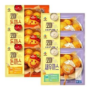 꼬마돈까스400g x 3봉+꼬마새우까스 250g x 3봉