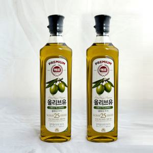 사조대림 해표 압착 올리브유 900ml x 2개