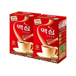 맥심 오리지날 블랙 스틱커피 200T (커피만)