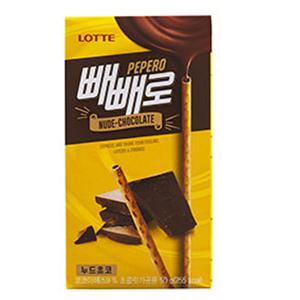 과자/간식/누드 빼빼로 50g 1개 초코필드