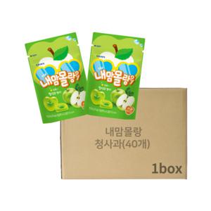 크라운 내맘몰랑 쏘옥 청사과젤리 50g 40개 (1BOX)