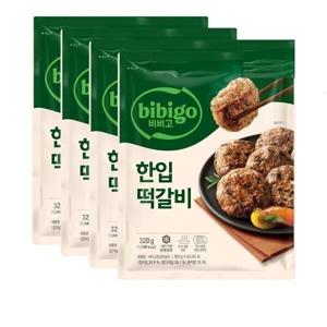 CJ 비비고 한입떡갈비 320g x 4개