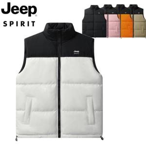 지프 JEEP SPIRIT 남녀공용 패딩조끼 아웃도어 패딩조끼 겨울  조끼 패딩