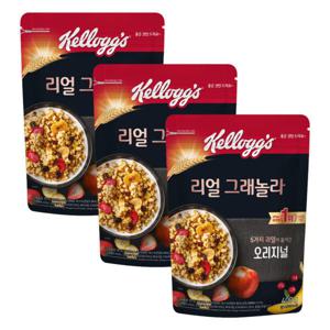 켈로그 리얼그래놀라 400g (파우치) 3팩