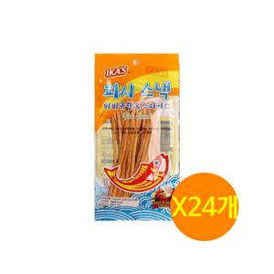 피시스낵 바베큐스파이스 24입 (13g x24개) / 피시스넥 맥주안주