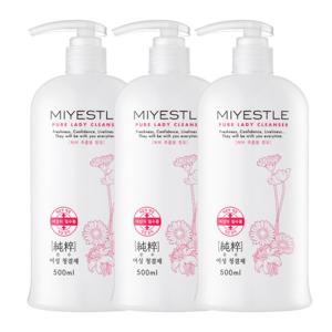 미에뜰 순수 여성청결제 500ml 2개+1개더 (초특가 16830원) 블랙프라이데이 깜짝행사