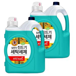 대용량 진드기 세탁세제 액체 세탁세제 일반/드럼 겸용 5.5L 2개(총 11L)