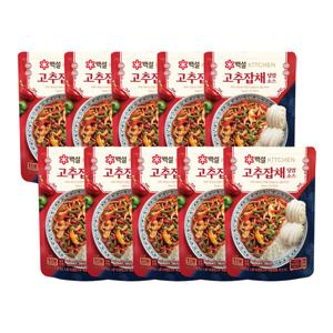 CJ 백설 덮밥소스 고추잡채 140g x10개