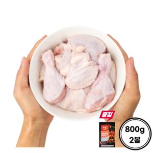 (신선집중) 청춘축산물 국내산 닭볶음탕용 절단육 800g 2팩 (냉동) 하림 고추장 소스 100g 1ea 증정