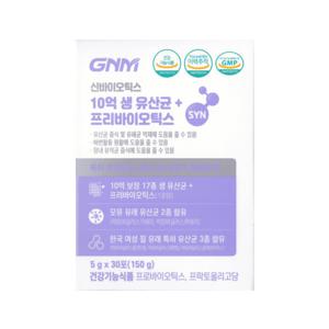 GNM 10억보장 생유산균+프리바이오틱스 6박스 6달분