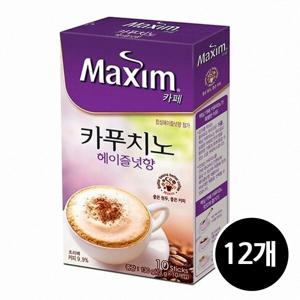 맥심 카페 카푸치노 헤이즐넛향 커피믹스 13g 120개입