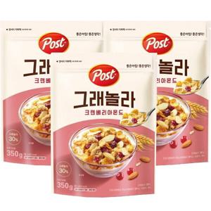 동서 포스트 그래놀라크랜베리아몬드350g X 3개